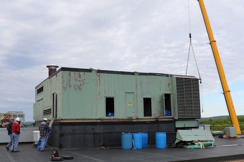Design/build RTU replacement installation — view 1