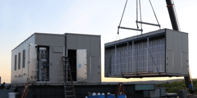 Commercial rooftop HVAC equipment