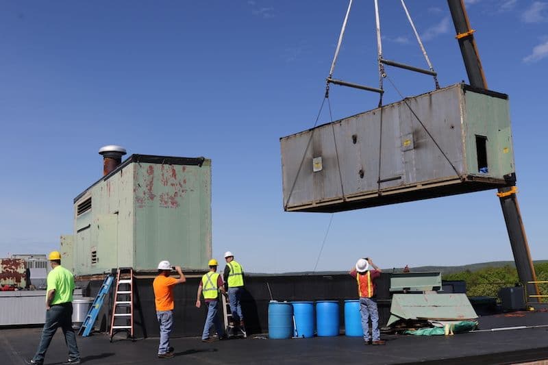 Design/build RTU replacement installation — view 2