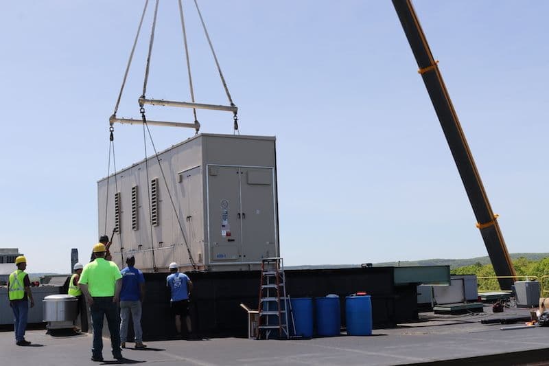 Design/build RTU replacement installation — view 3
