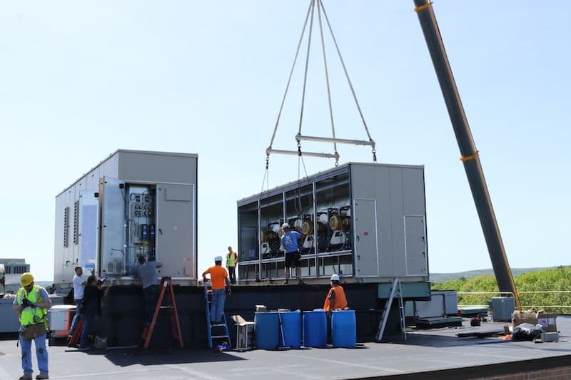 Design/build RTU replacement installation — view 4