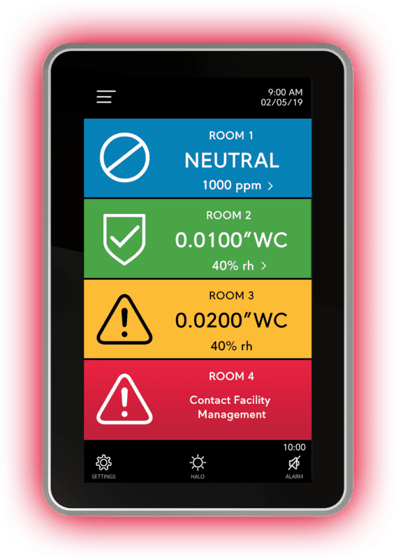 FMS-2000C critical-environment pressure controller